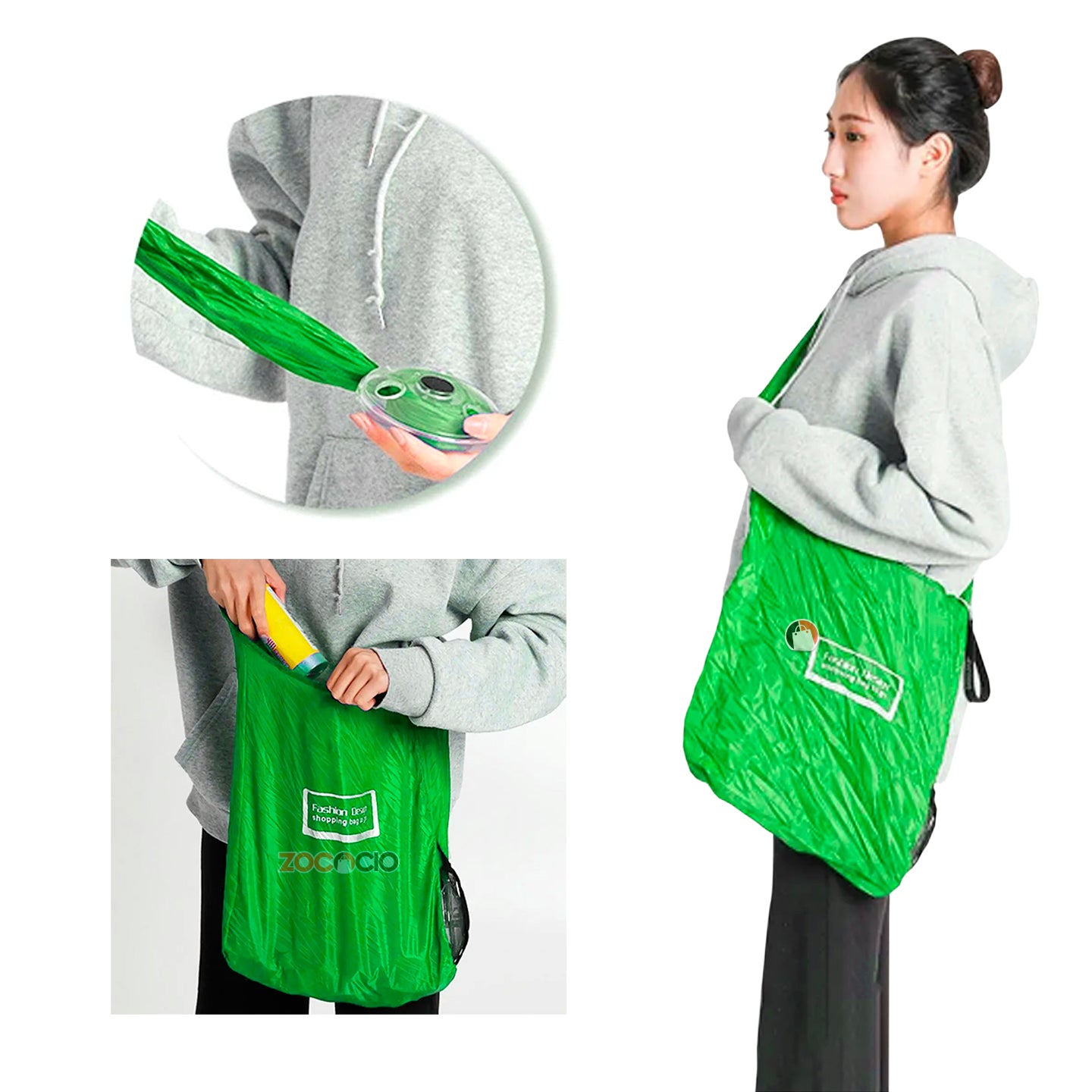 Bolsa Ecológica Reutilizable Enrollable