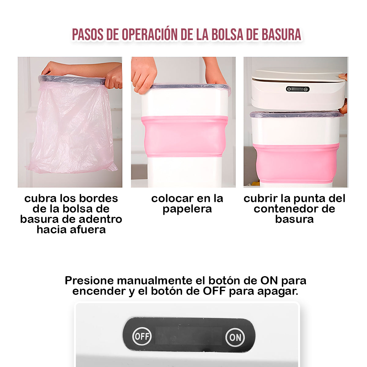 Basurero Automático Plegable ZSW-L11
