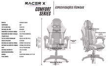 SILLA GAMER 206 BLACK/BLUE